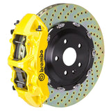 Kies-Motorsports Brembo Brembo 17-23 E300/E350 Sedan (Excl 4MATIC) Fr GT BBK 6Pis Cast 380x34 2pc Rotor Drilled-Yellow