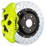 Kies-Motorsports Brembo Brembo 18+ SQ5 (FY) Front GT BBK 6 Piston Cast 380x34 2pc Rotor Slotted Type-3- Fluo. Yellow