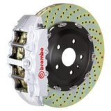 Kies-Motorsports Brembo Brembo 20+ Corvette C8/C8 Z51 Front GT BBK 6 Piston Cast 380x34 2pc Rotor Drilled-Silver