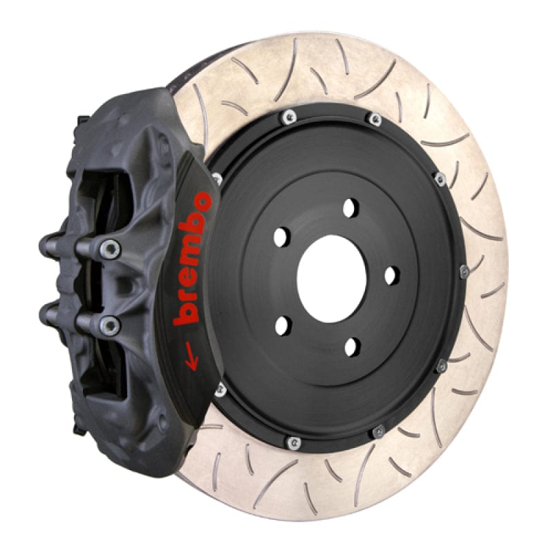 Kies-Motorsports Brembo Brembo 20+ Corvette C8/C8 Z51 Front Race BBK 6 Piston Forged 2pc380x35x53a 2pc Rotor T3-Black HA