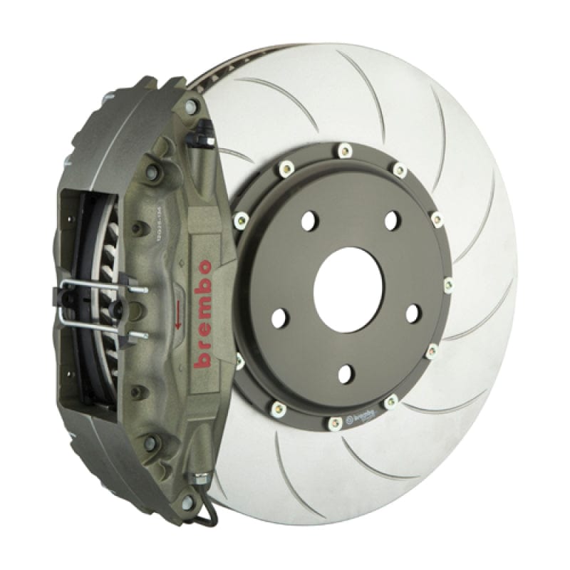 Kies-Motorsports Brembo Brembo 93-95 RX-7 PISTA Front Race BBK 4 Piston Cast 2pc 328 x35x6 4a 2pc Rotor T5-Clear HA