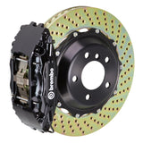 Kies-Motorsports Brembo Brembo 94-00 C-Class Front GT BBK 4 Piston Cast 2pc 355x32 2pc Rotor Drilled-Black