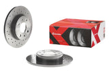 Kies-Motorsports Brembo OE Brembo 01-09 Volvo S60/99-06 S80/01-07 V70 Rear Premium Xtra Cross Drilled UV Coated Rotor