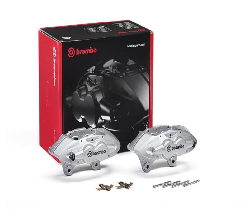 Kies-Motorsports Brembo OE Brembo OE 16-21 BMW M2/15-18 M3/15-20 M4 Hydraulic Front X-Style Brake Calipers - Silver