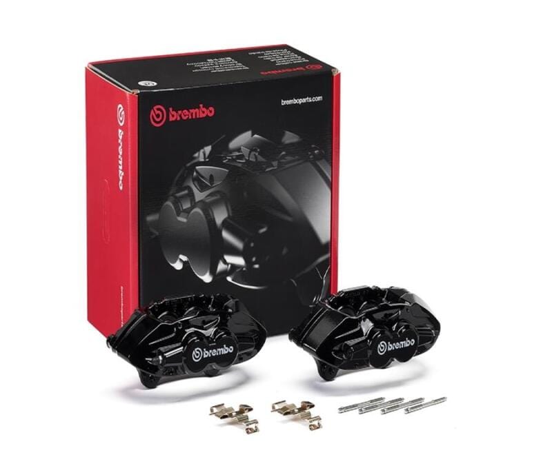 Kies-Motorsports Brembo OE Brembo OE 16-21 BMW M2/17-18 M3/17-20 M4/14-16 M235i Hydraulic Front X-Style Brake Calipers - Black