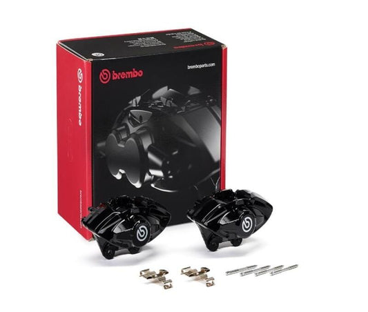 Kies-Motorsports Brembo OE Brembo OE 16-21 BMW M2/17-18 M3/17-20 M4/14-16 M235i Hydraulic Rear X-Style Brake Calipers - Black