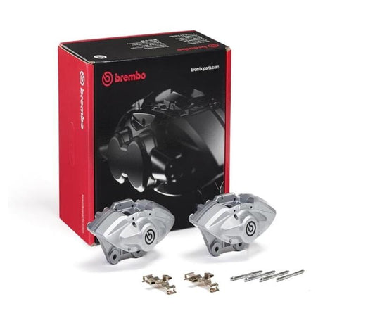 Kies-Motorsports Brembo OE Brembo OE 16-21 BMW M2/17-18 M3/17-20 M4/14-16 M235i Hydraulic Rear X-Style Brake Calipers - Silver