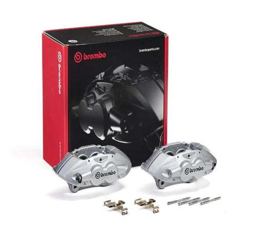 Kies-Motorsports Brembo OE Brembo OE BMW 16-21 M2/17-18 M3/17-20 M4/14-16 M235i Hydraulic Front X-Style Brake Calipers - Silver