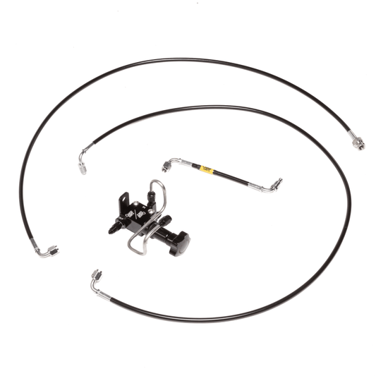 Kies-Motorsports Chase Bays Chase Bays 83-87 Toyota AE86 Corolla Single Piston Brake Booster Delete Brake Line Relocation