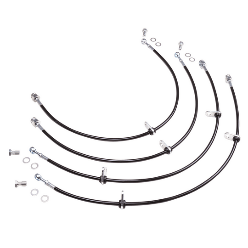 Kies-Motorsports Chase Bays Chase Bays 90-01 Acura Integra (w/Rear Disc) Caliper Brake Lines - Front & Rear Lines