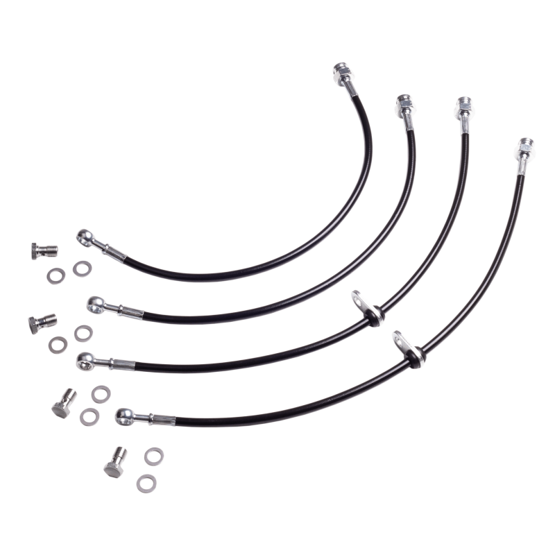 Kies-Motorsports Chase Bays Chase Bays 93-98 Toyota Supra Caliper Brake Lines - Front & Rear Lines