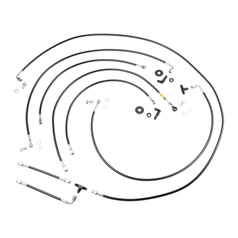 Kies-Motorsports Chase Bays Chase Bays Toyota Chaser/Mark II/Cresta Pass Thru Single Rear Caliper OE MC Hydro Handbrake Line Kit