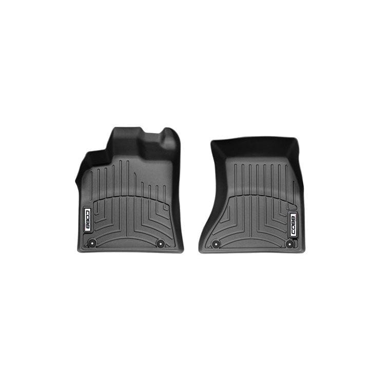 Kies-Motorsports COBB COBB 15-17 Porsche Macan S / Turbo / GTS Front FloorLiner by WeatherTech - Black