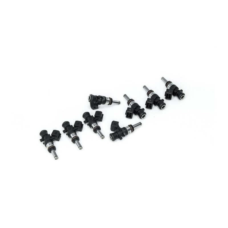 Kies-Motorsports DeatschWerks Deatschwerks Bosch EV14 Universal 40mm Compact Matched Set of 8 Injectors 1250cc (Extended Nozzle)