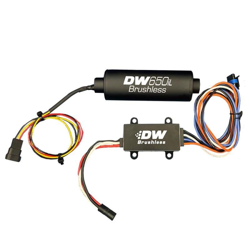 Kies-Motorsports DeatschWerks DeatschWerks DW650iL Series 650LPH In-Line External Fuel Pump w/ Single/Dual-Speed Controller