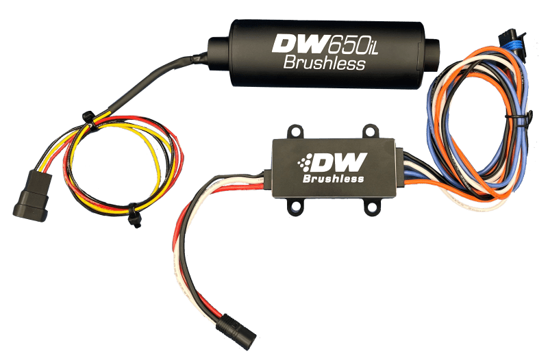 Kies-Motorsports DeatschWerks DeatschWerks DW650iL Series 650LPH In-Line External Fuel Pump w/ Single/Dual-Speed Controller