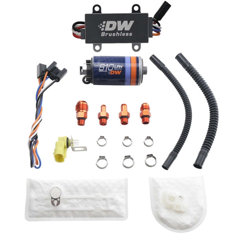 Kies-Motorsports DeatschWerks Deatschwerks DW810 Brushless 810lph In-Tank Brushless Fuel Pump w/ 9-1002 + Dual Speed Controller