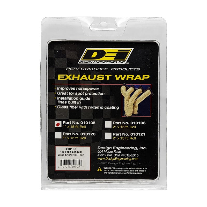 Kies-Motorsports DEI DEI Exhaust Wrap 1in x 15ft - Tan