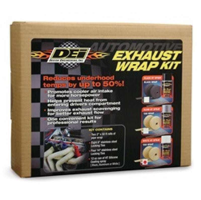 Kies-Motorsports DEI DEI Exhaust Wrap Kit - Tan Wrap and White HT