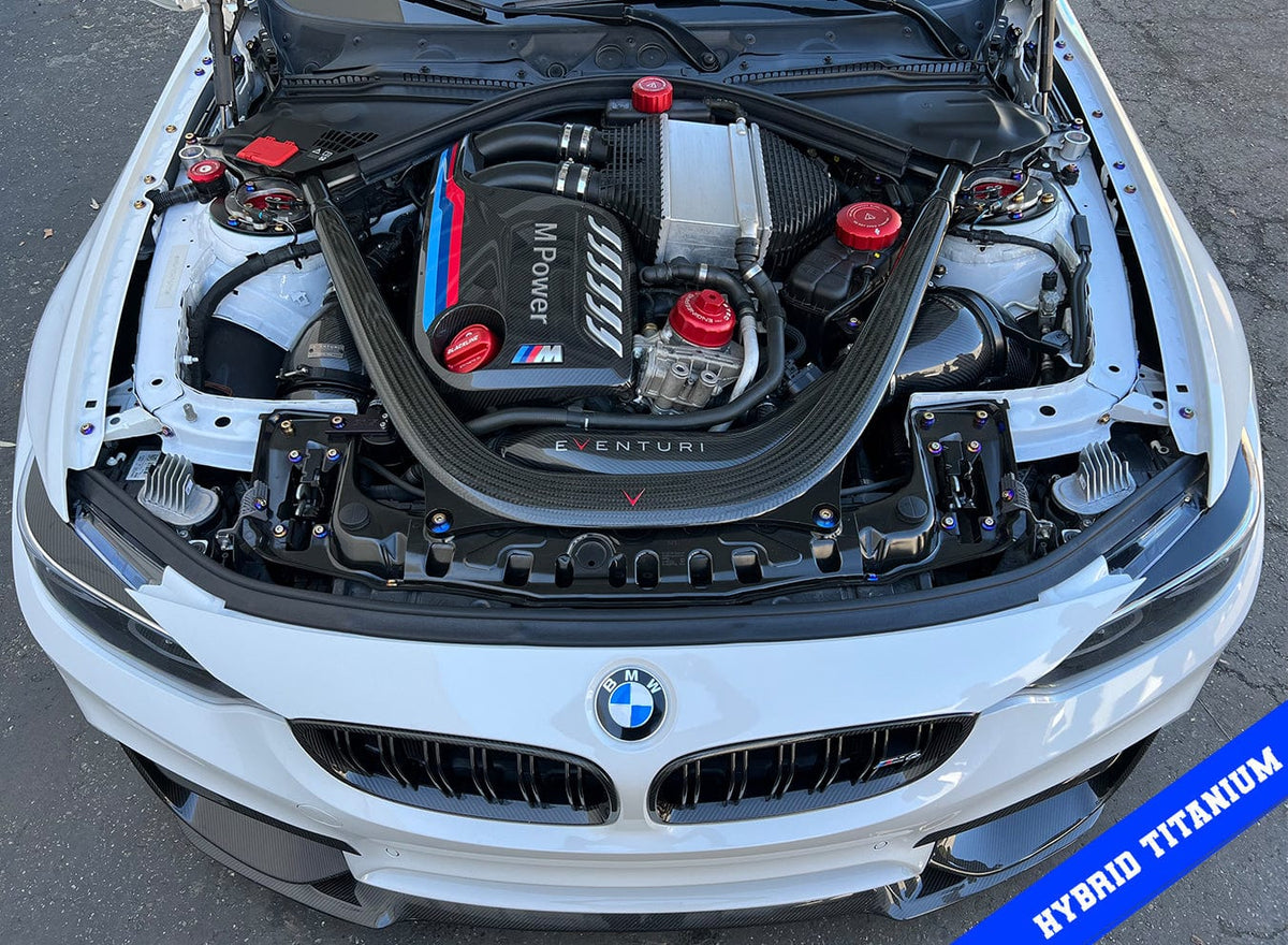 Kies-Motorsports Downstar inc. Hybrid Titanium BMW 2014-2019 M2C/M3/M4 Dress Up Hardware Kit (F80/F81/F82/F87)