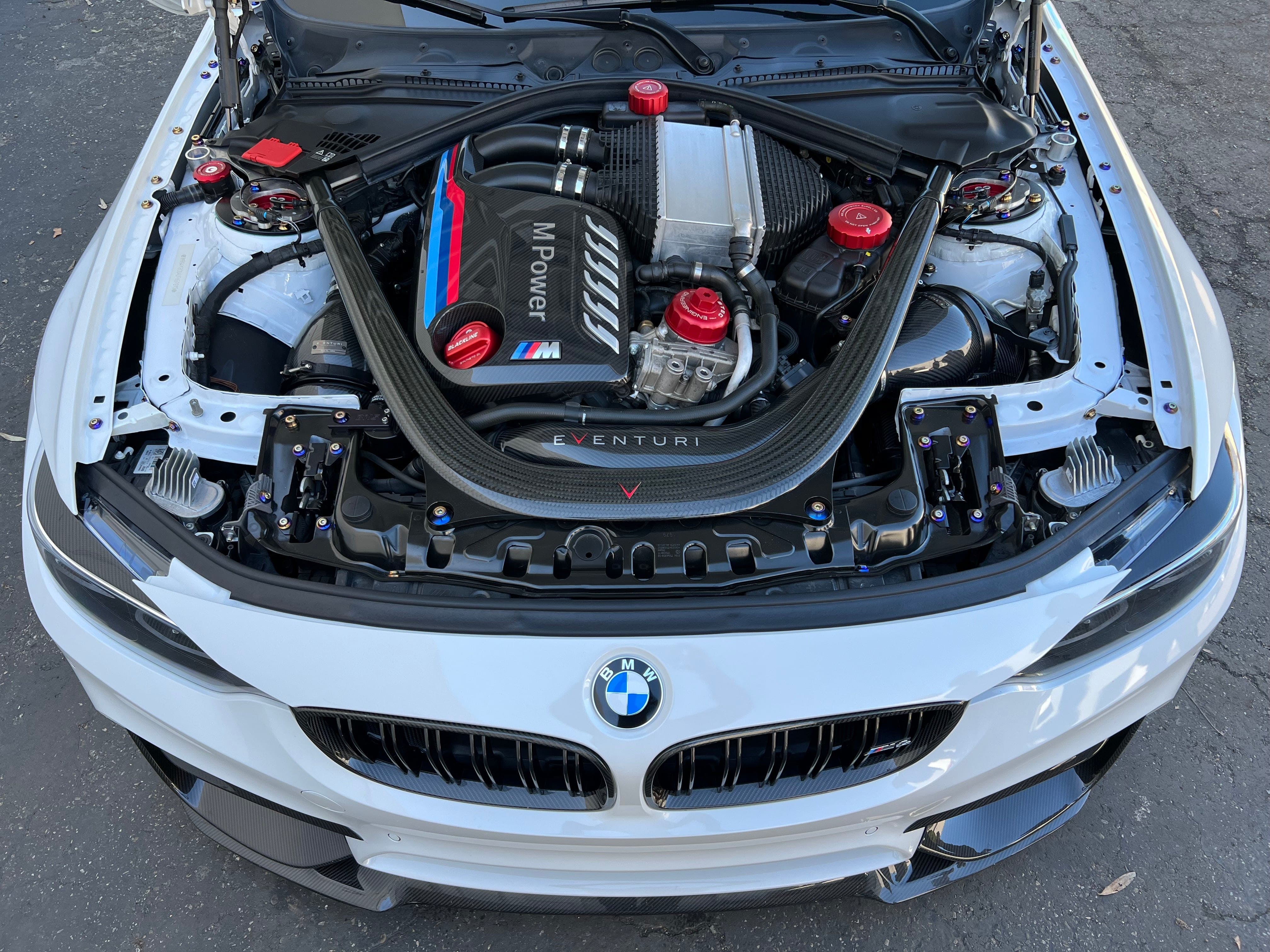 Kies-Motorsports Downstar inc. Hybrid Titanium BMW 2014-2019 M2C/M3/M4 Dress Up Hardware Kit (F80/F81/F82/F87)