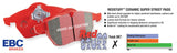 Kies-Motorsports EBC EBC 00-04 BMW M5 5.0 (E39) Redstuff Front Brake Pads