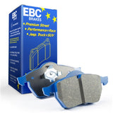 Kies-Motorsports EBC EBC 01-03 Porsche 911 (996) (Cast Iron Rotor only) 3.6 Twin Turbo GT2 Bluestuff Front Brake Pads