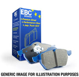 Kies-Motorsports EBC EBC 01-03 Porsche 911 (996) (Cast Iron Rotor only) 3.6 Twin Turbo GT2 Bluestuff Front Brake Pads