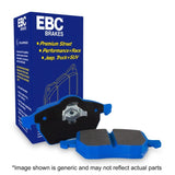 Kies-Motorsports EBC EBC 01-03 Porsche 911 (996) (Cast Iron Rotor only) 3.6 Twin Turbo GT2 Bluestuff Front Brake Pads