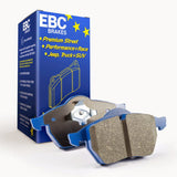 Kies-Motorsports EBC EBC 01-03 Porsche 911 (996) (Cast Iron Rotor only) 3.6 Twin Turbo GT2 Bluestuff Front Brake Pads