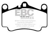 Kies-Motorsports EBC EBC 03-05 Porsche 911 (996) (Cast Iron Rotor only) 3.6 Carrera 4S Orangestuff Front Brake Pads