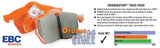 Kies-Motorsports EBC EBC 03-05 Porsche 911 (996) (Cast Iron Rotor only) 3.6 Carrera 4S Orangestuff Front Brake Pads