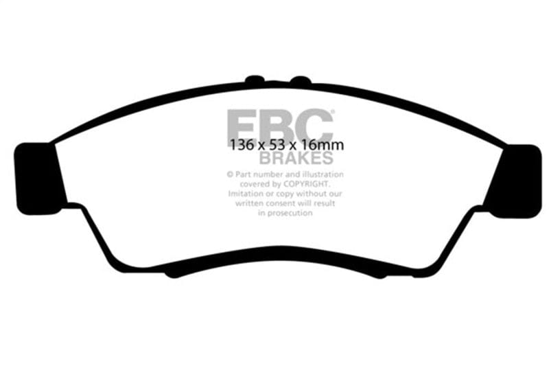 Kies-Motorsports EBC EBC 06-07 Suzuki Aerio 2.3 Greenstuff Front Brake Pads