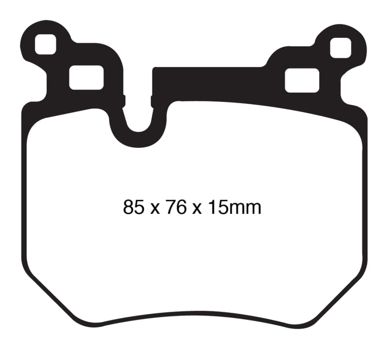 Kies-Motorsports EBC EBC 08-10 BMW 135 3.0 Twin Turbo Redstuff Rear Brake Pads