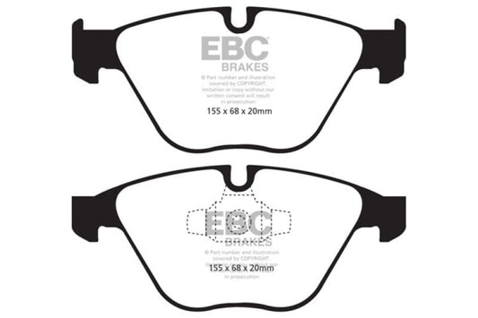 Kies-Motorsports EBC EBC 13+ BMW X1 2.0 Turbo (28i) Redstuff Front Brake Pads