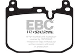 Kies-Motorsports EBC EBC 14+ BMW 228 Coupe 2.0 Turbo Brembo calipers Greenstuff Front Brake Pads