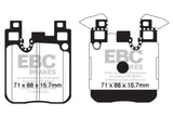 Kies-Motorsports EBC EBC 14+ BMW M3 3.0 Twin Turbo (F80) Redstuff Rear Brake Pads