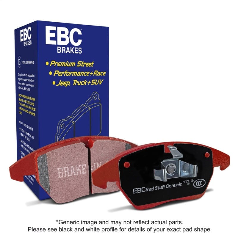 Kies-Motorsports EBC EBC 2016+ Jaguar XE 2.0L TD (180) Redstuff Front Brake Pads