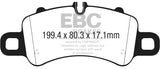 Kies-Motorsports EBC EBC 2016+ Porsche Boxster 718 (Iron Rotors Only) 2.5L Turbo Yellowstuff Front Brake Pads