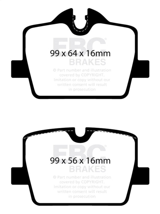 Kies-Motorsports EBC EBC 2019+ BMW Z4 G29 2.0T Bluestuff Rear Brake Pads