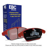 Kies-Motorsports EBC EBC 83-93 Ford Mustang 2.3 (Rear Rotors) Redstuff Rear Brake Pads