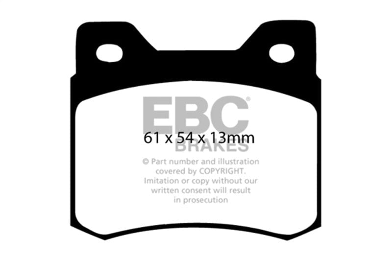 Kies-Motorsports EBC EBC 84-86 Mercedes-Benz 190/190E 2.3 Greenstuff Rear Brake Pads