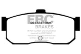 Kies-Motorsports EBC EBC 91-97 Infiniti G20 2.0 Greenstuff Rear Brake Pads