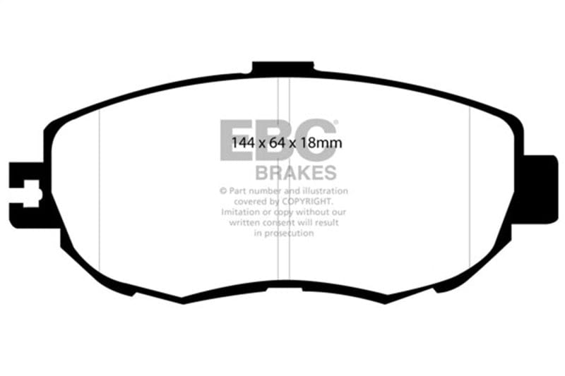 Kies-Motorsports EBC EBC 93-94 Lexus LS400 4.0 Greenstuff Front Brake Pads