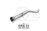 Kies-Motorsports Fi Exhaust BMW Fi Exhaust G02 X4 30i |B48| 2019-2022+Front Pipe + Mid Pipe + Valvetronic Muffler + Dual Silver Tips (Retains OEM Valve Settings - No Remote)