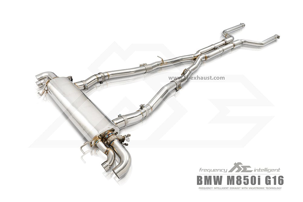 Kies-Motorsports Fi Exhaust BMW Fi Exhaust G16 M850i Gran Coupe |N63| 2018+Front Pipe + Mid X-Pipe + Valvetronic Muffler (Retains OEM Valve Settings - No Remote)