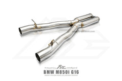 Kies-Motorsports Fi Exhaust BMW Fi Exhaust G16 M850i Gran Coupe |N63| 2018+Front Pipe + Mid X-Pipe + Valvetronic Muffler (Retains OEM Valve Settings - No Remote)