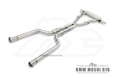 Kies-Motorsports Fi Exhaust BMW Fi Exhaust G16 M850i Gran Coupe |N63| 2018+Front Pipe + Mid X-Pipe + Valvetronic Muffler (Retains OEM Valve Settings - No Remote)