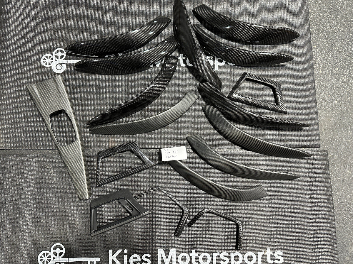 Kies-Motorsports Final Sale Scratch and dent F3x Carbon Interior Pieces