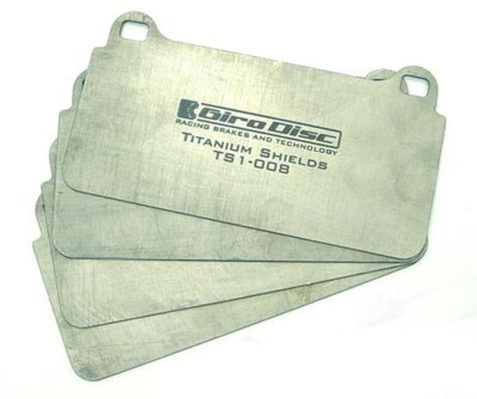 Kies-Motorsports GiroDisc GiroDisc 97-13 Chevrolet Corvette Z51 (C5/C6) Rear Titanium Pad Shields